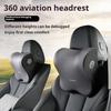 Car Seat Back Support Pillow Latex Automotive Vehicle Seat Cushion Lumbar Support Neck Protector Ch
