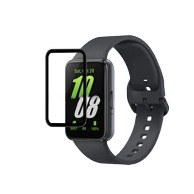Lot de 2 Protecteurs d'Écran Intégral Imperméables Film d'Écran TPU/PMMA Protection Anti-Rayures Transparent pour Montre Samsung Galaxy Fit 3 2025