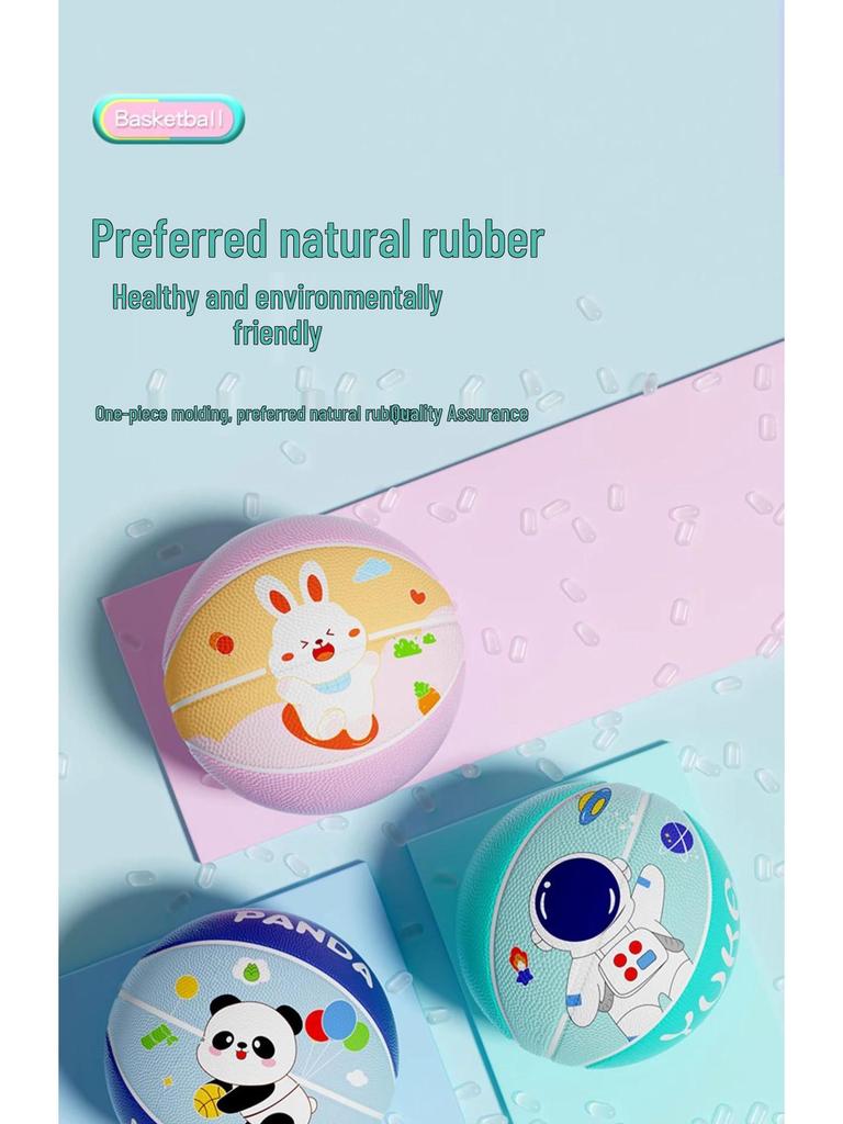 Durable Size 5 Basketball for Kids: Ideal for Elementary and Kindergarten Training, 3-4 Size for Boys and Girls Beginners.