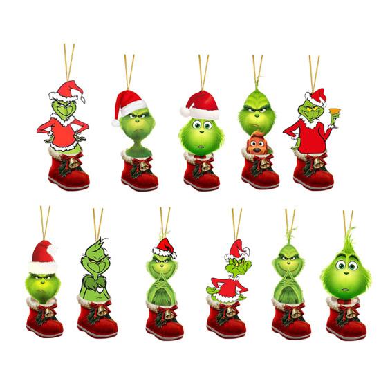 Christmas Ornament Dog Decorative Festive Car Backpack Pendant Home Party DIY Gift Party Pendant Decoration