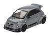 MINI GT Scale Abarth 595 X Abarth Works Gray Finished Model 1/64 LB-WORKS (Left-Hand Drive) MGT00995-L