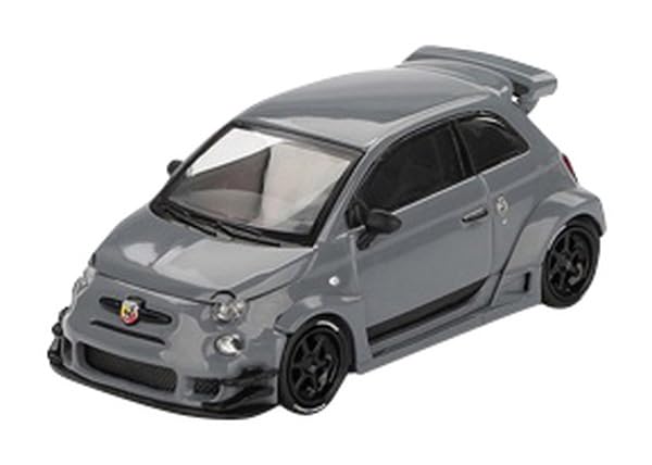 

MINI GT Scale Abarth 595 x Abarth Works Gray Finished Model 1/64 LB-WORKS (Left-Hand Drive) MGT00995-BL