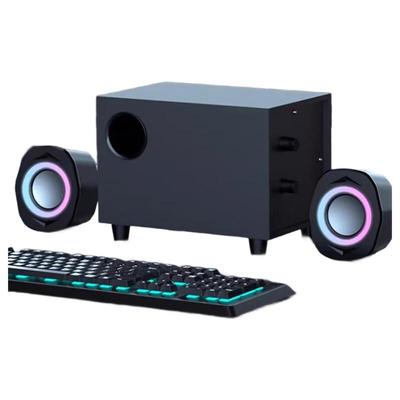 SAST H2 2.1 Channel Multimedia Desktop Speakers with Subwoofer CN Plug (adapter Included)