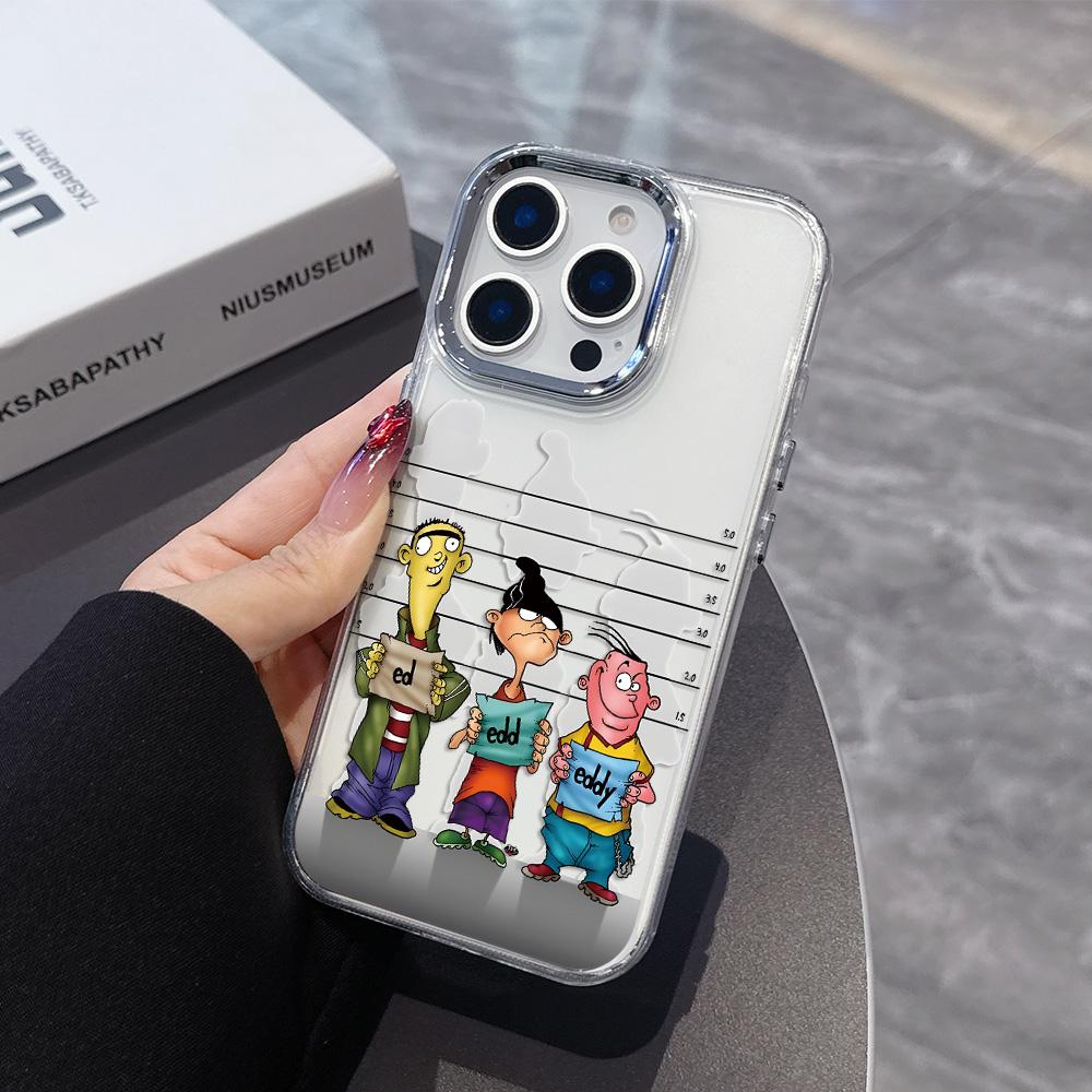 Cartoon E-Ed Edd N Eddy Telefoonhoesje Voor iPhone 17 Air 16 e 15 14 13 12 11 Pro Max Plus SE 2020 2022 Transparante Zachte Cover