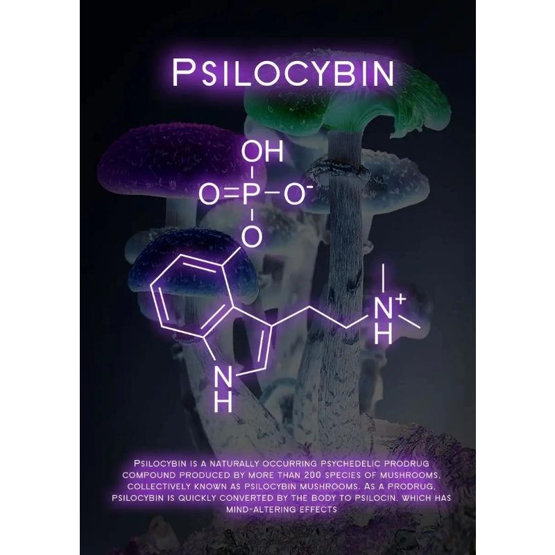 

Ретро Химическая Формула Молекулы Препарата Кетамин МДМА Псилоцибин Молекула Искусство Плакат Картина На Холсте Печать На Стене Картина Домашний Декор 21cm×30cm NoFrame