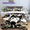 Bendy Pattern Bedding Quilt Set Quilt Cover Pillowcase Home Decoration Gift (1 * duvet cover + 2 * pillowcase, without core)