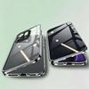 Anti-gluurhoesje voor OPPO Reno13 Reno14 Pro, Dubbelzijdig Gehard Glas, Metalen Frame met Camera Beschermer Telefoon Bumpers