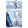 Umbrella Fan Strong Airflow Low Noise Foldable Design Handheld Personal Fan Hands-Free Clip-On Rechargeable Cooling Fan