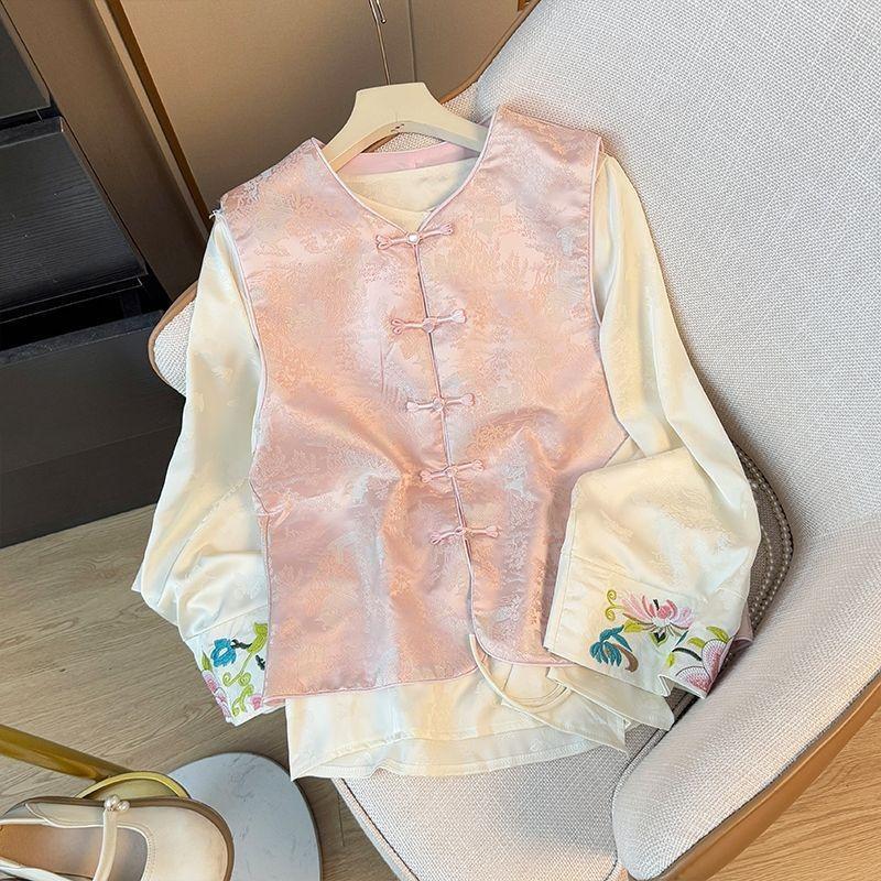 Antique vest women's spring 2025 new vest high-end vest