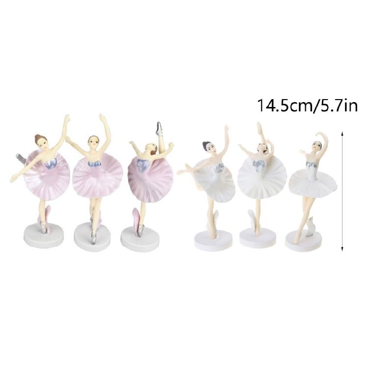 Ballerinas Cake Decoration Pack for Girls Birthday Party Cupcakes Decorations
