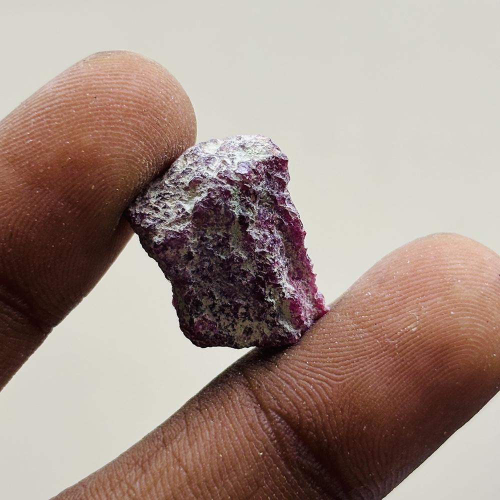 Natural Green Ruby 22ct Rough Certified Loose Gemstone