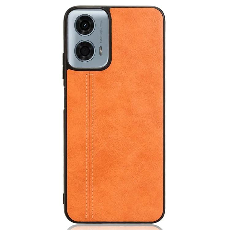 

Для Motorola Moto G Power (2024) Чехол из искусственной кожи с покрытием ПК + ТПУ, противоскользящий чехол для телефона