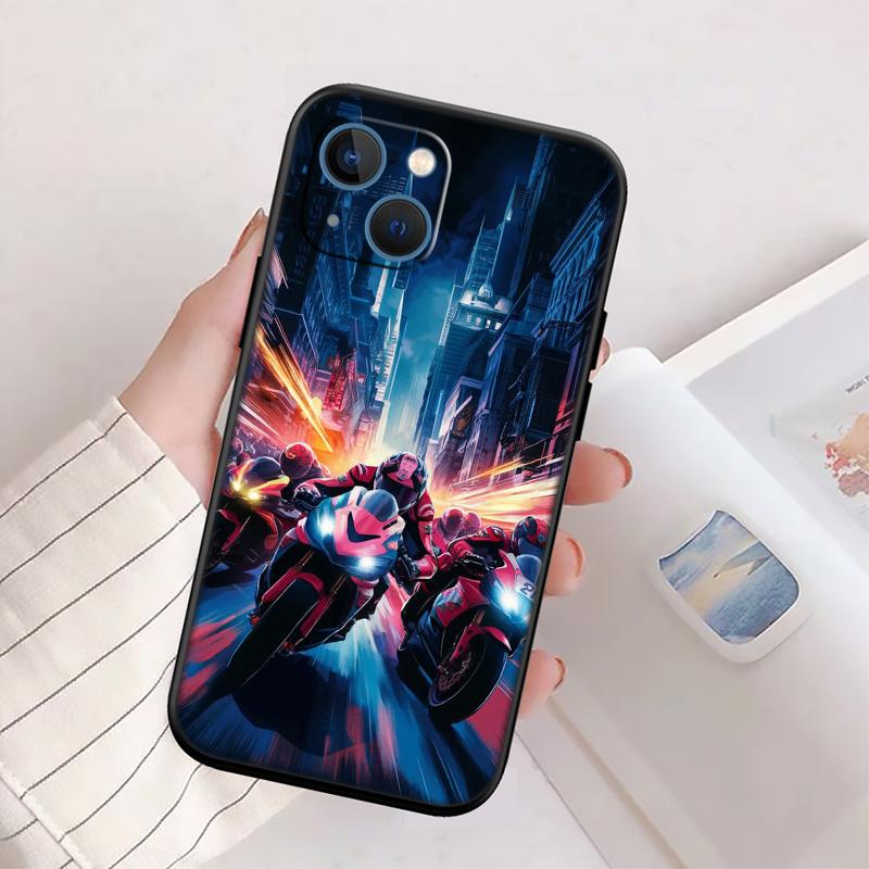 Motorcycle Racing Phone Case for OPPO A40 A60 A80 A15 A16 A16K A12 A17 A17K A54 A54S A53 A53S A55 A56 A57 A98 F23