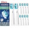 Electric Toothbrush Heads Set With Replacement Tips For Fairywill Fw-507/508/551/917/959 Series Oral Care