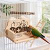 Splash Proof Bird Food Bowl Wall Mount Parrot Food Cup Stable Bird Station Stand  Cage Accessories