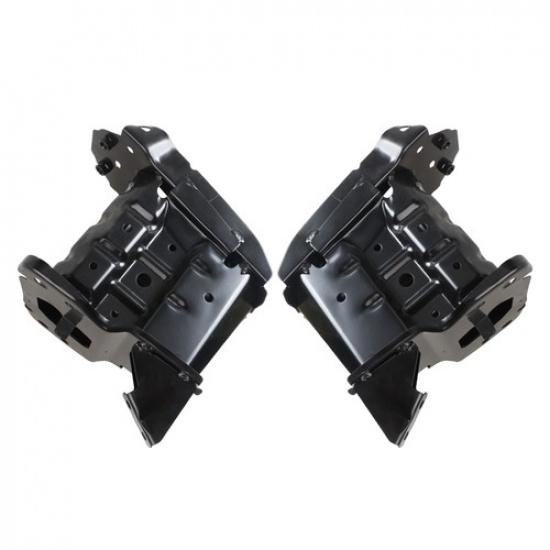 Front Driver+Passenger Side Bumper Brackets for 19-23 Toyota Corolla 2.0L 1.8L