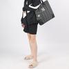 MLB Monogram Collection Polyester Combo Bag, Tote Bag, Shopping Bag, Handbag, Shoulder Bag Large Unisex Black 3AORL031N-50BKS