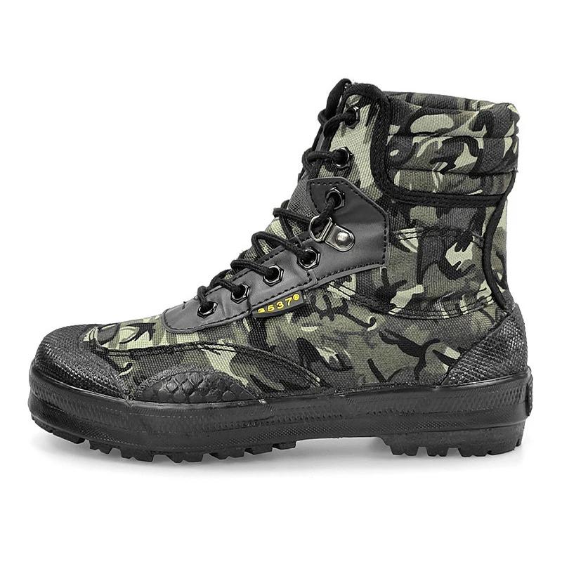 

Outdoor Canvas Men Ankle Boots Lightweight Mens Casual Shoes Designer Comfortable Soft Men Work Boots Classic High Top Men Boots 44