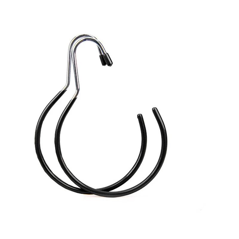 

Металеві протиковзкі вішалки для шарфів, шафа-органайзер, тримачі аксесуарів для краваток, шарфи, пояс, 2 упаковки вішалка для одягу круглої форми