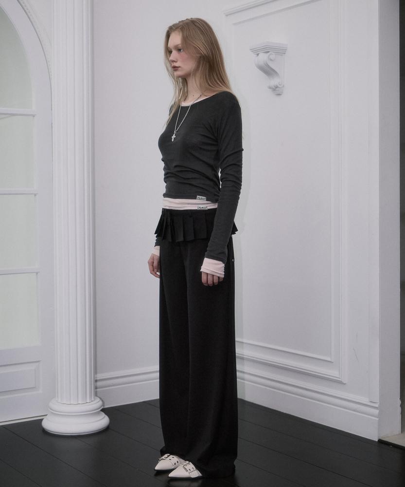 ROSEFRANTZ Essential Layered Long Sleeve [Charcoal]