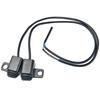 Universal Motorcycle Light Switches Mount with Green LED Indicator Hassle Free Setups Bike Handlebar Light Control Switches