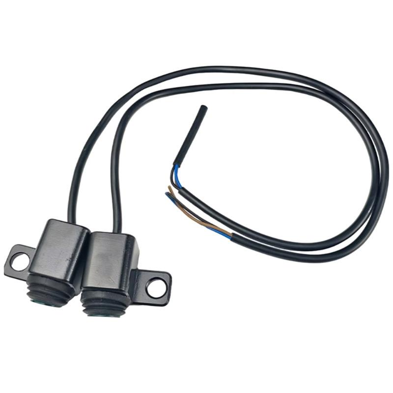 Universal Motorcycle Light Switches Mount with Green LED Indicator Hassle Free Setups Bike Handlebar Light Control Switches