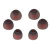 6pcs Silicone Eartips Gray Red Noise Reduction Comfortable Replacement Earplugs for Philips for