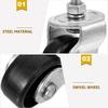 Jack Front Wheel Swivel Floor Caster Wheels Heavy Duty Casters Steel Horizontal for Garage