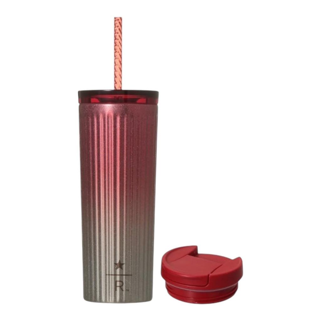 STARBUCKS Reserve® Stainless Steel Cold Cup Tumbler, Red, 473ml (with lid)