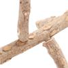 Macaws Wooden Natural Cockatiel Bird Perch Wood Stand Chewing Stick Parrot