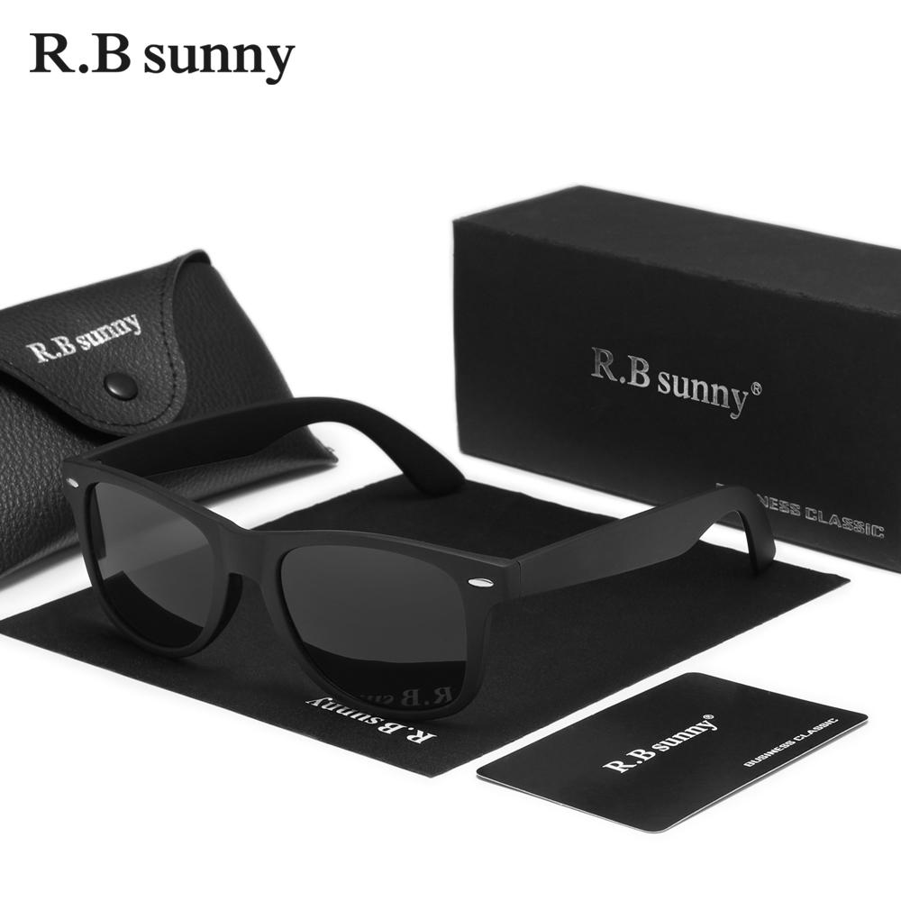 RBsunny Driving Sunglasses Men‘s Outdoor Polarized UV400 Glasses TR90 Fashion Women HD Mirror Lens Round Night Vision Eyewear
