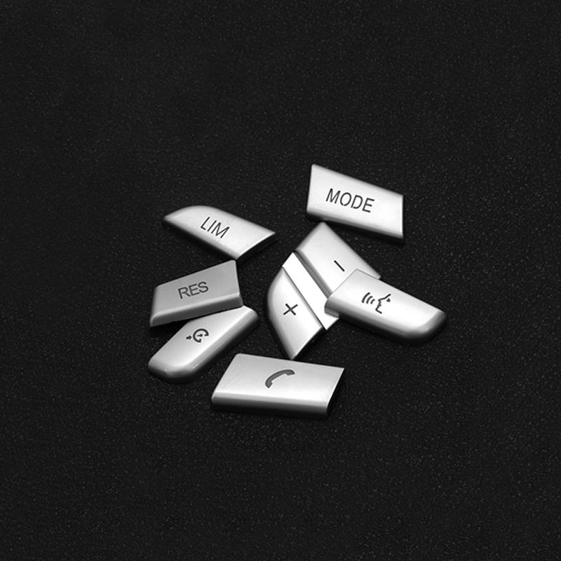 Chrome Gear Shift Panel Front Headlight Switch Engine Start Stop P Shift Button Cover Trim For BMW 2 3 4 Series 3GT F30 F20 F36