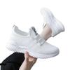 Autumn and summer flying weaving new casual fashion running shoes flying weaving breathable women's shoes soft sole trendy running shoes