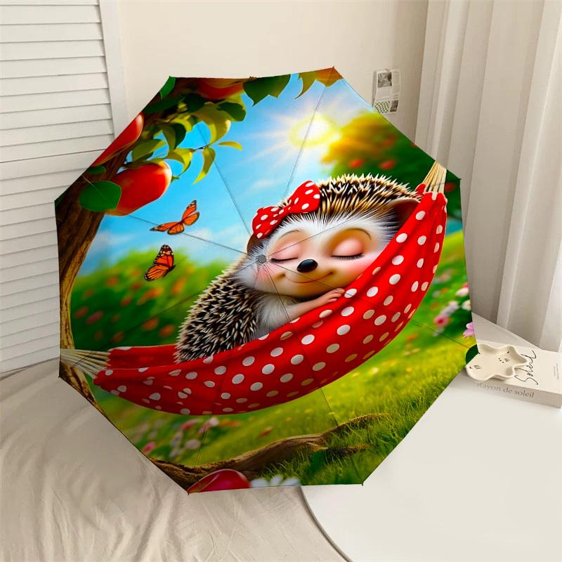 

1PC hammock apple treeAutomatic Open/Close Umbrella with Windproof, 8-Rib Sturdy Canopy, Durable Ribs, Fashionable Design1264A