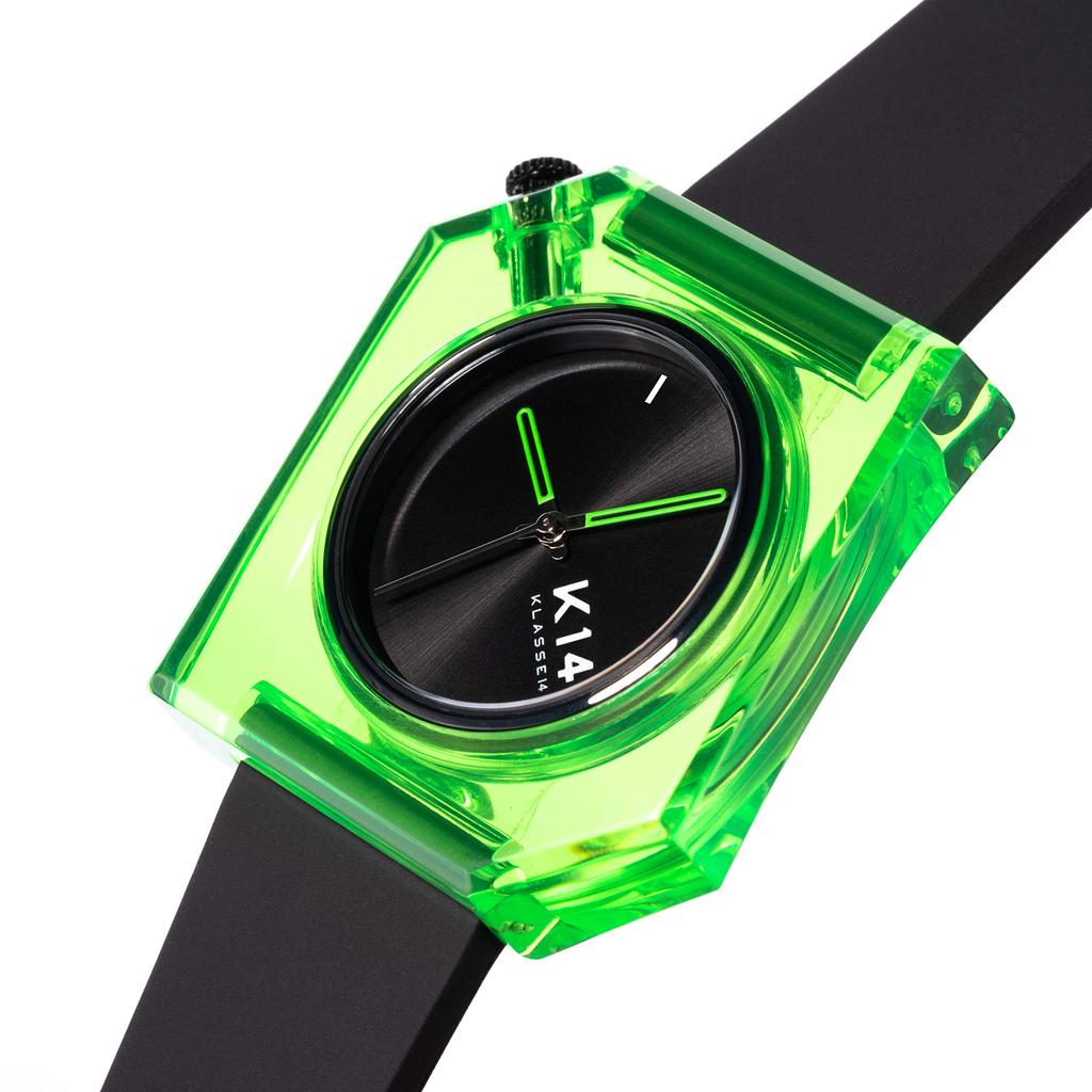 Class Fourteen Women's Watch, 14K Green Avo, 40mm, WKF19GN001M, Black