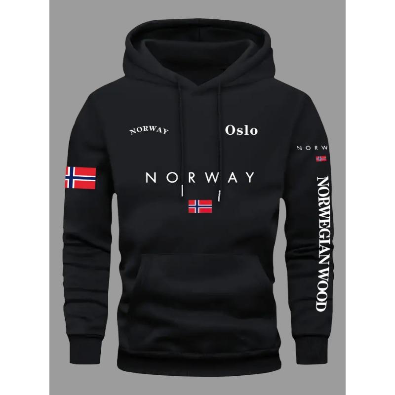 NORWAY Flag Hoodies Men Women Outdoor Sport Street Adventure Fitness Running Street Casual Autumn Winter Sweatshirt Top Clothing