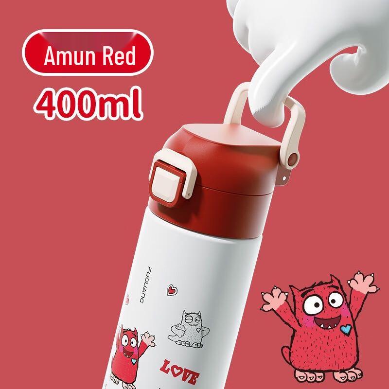 Fuguang Children s 316 Stainless Steel Direct-Drink Insulated Bottle, 400ml