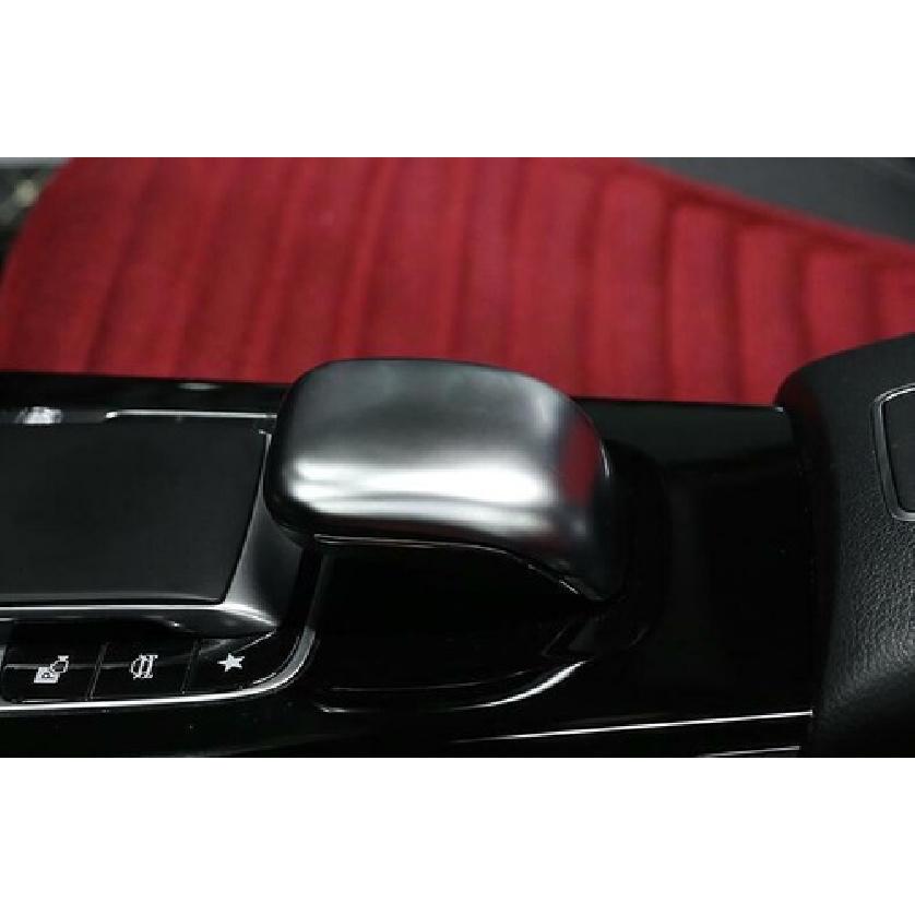 Knob Cover Gear Shift Matte Silver For Benz A-Class CLA -22 Central Console