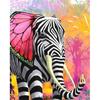 Colour Diamond Full Drill Painting Africa Elephant Cross Stitch Diamond Embroidery Animals 5d Diy Mosaic Decor For Ho