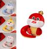 Adorable Plush Snake Toy For New Year Celebration Featuring Cute Cartoon Design For Kids