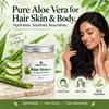 Organic Netra Pure Aloe Vera Gel with Vitamin C & E for Skin, Face & Hair 7.05 oz