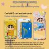 Crayon Shin-chan Cartoon Student Lanyard ID Badge Holder for Campus Use