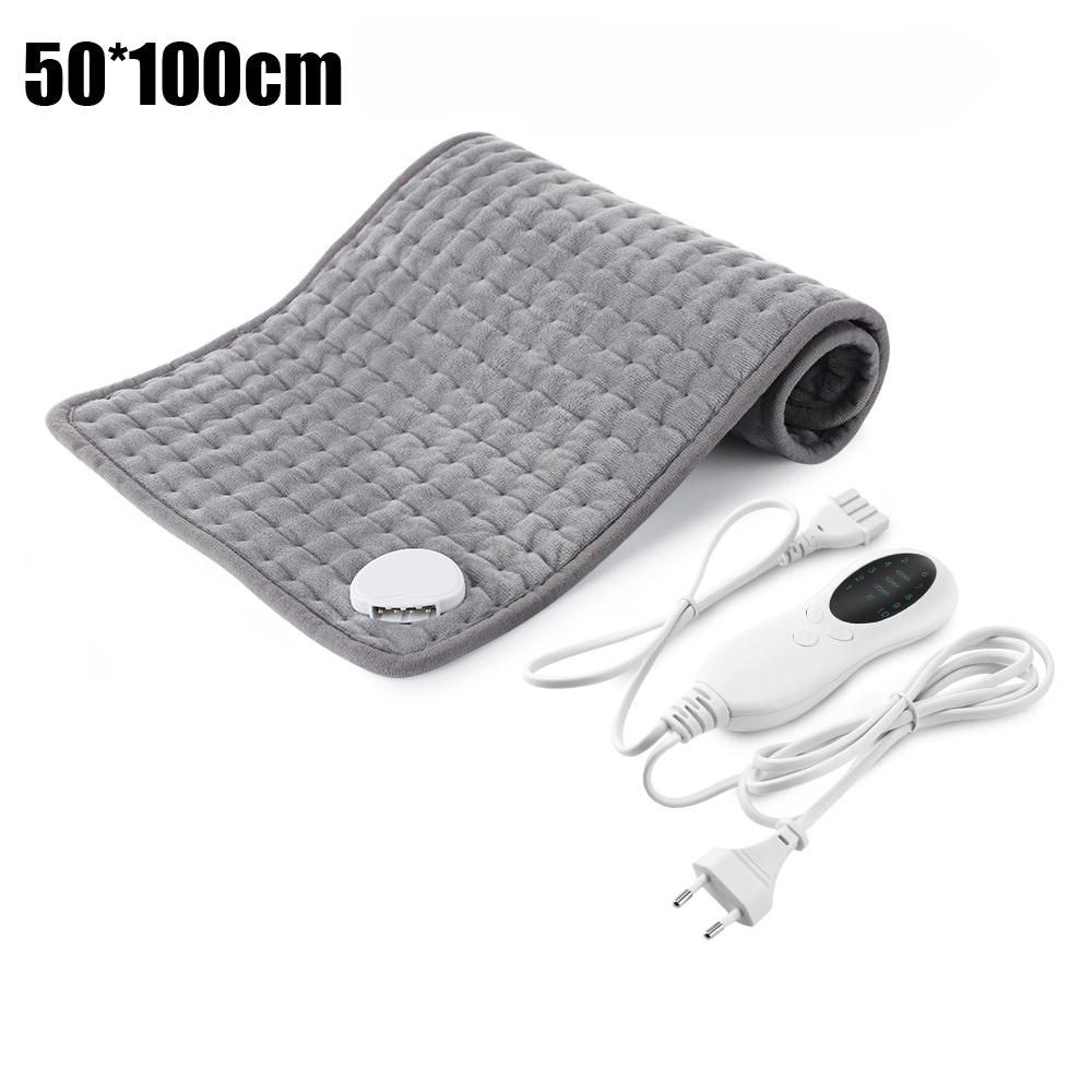Multifunctional Electric Heating Pad Adjustable Timing Cushion, Constant Temperature Thermal Blanket for Home and Office