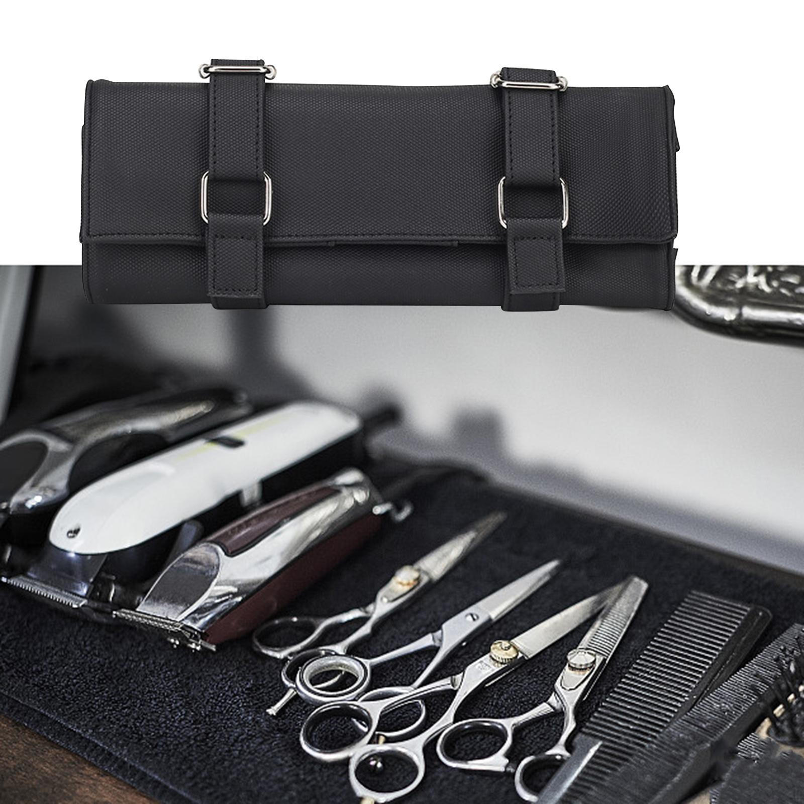 Сумка-держатель для парикмахера, сумка для салонных инструментов для парикмахера, визажиста чёрный