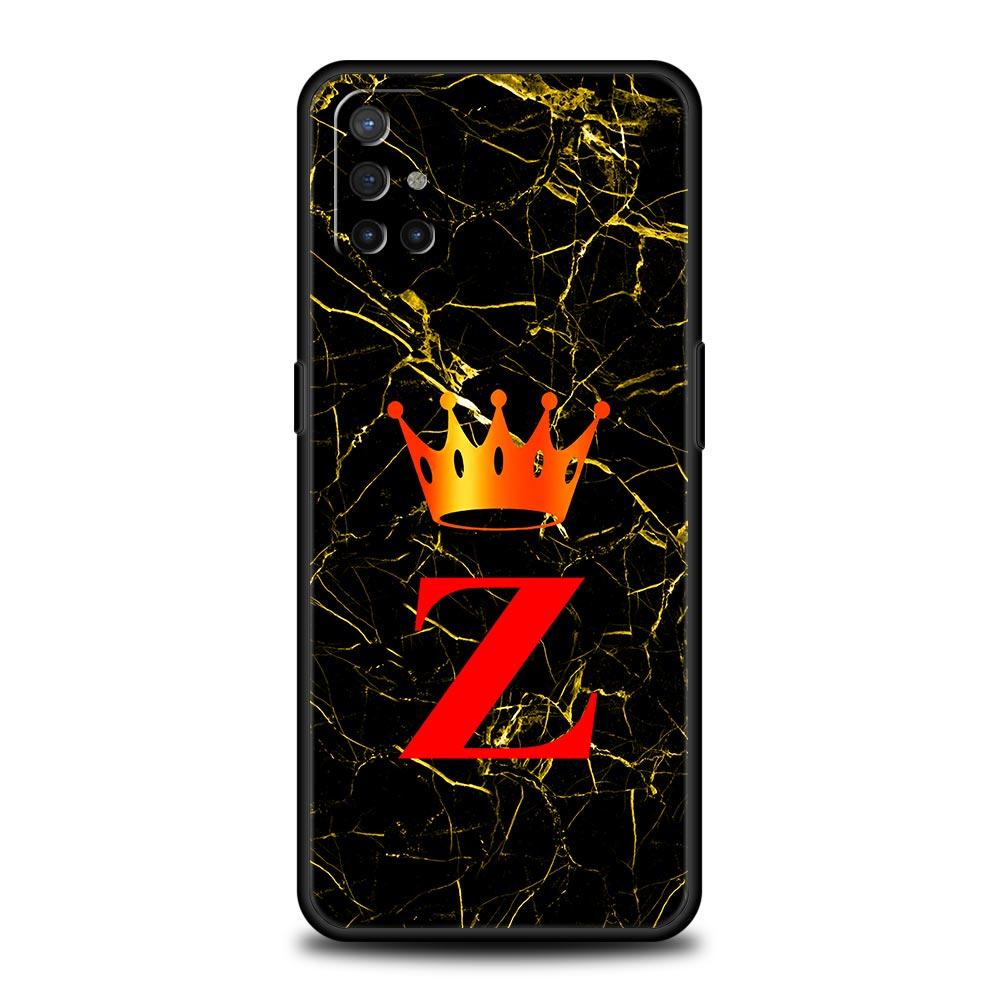 Phone Case For Oneplus 13R 13 12 10T 11 R10 Nord N100 N200 N10 9 9R CE 2 3 Z Pro Lite 5G Soft TPU Cover Marble Letter Fundas Bag