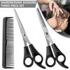 Hair Cutting Scissors Set Stainless Steel Thinning Scissor with Flat Scissor Comb Home Barber Salon Haircut Scissor Styling Tool