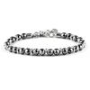 Men’s Beaded Bangles, Crystal Bracelet for Men 6mm