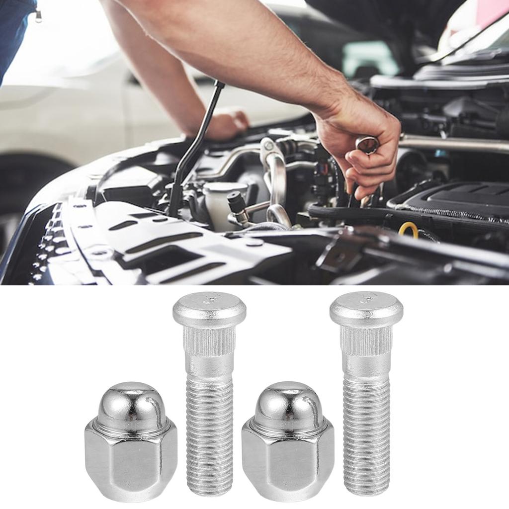 M12x1.5 Bolts Lug Nuts Wheel Stud Bolts and Lug Nuts Kit Replacement Front Rear Wheel Lug Stud Nut 52950-14140