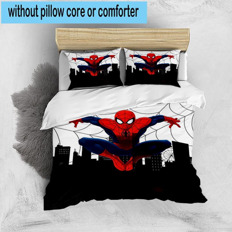 3pcs Spider 3pcs Bedding,Including 3pcs Duvet Cover And 2pcs Pillowcases Perfect for Christmas,Ideal for Bedroom, Dormitory