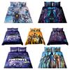 Fortnite Bedding Set 3-piece Bedding Set With Pillowcase And Duvet Cover Polyester Material